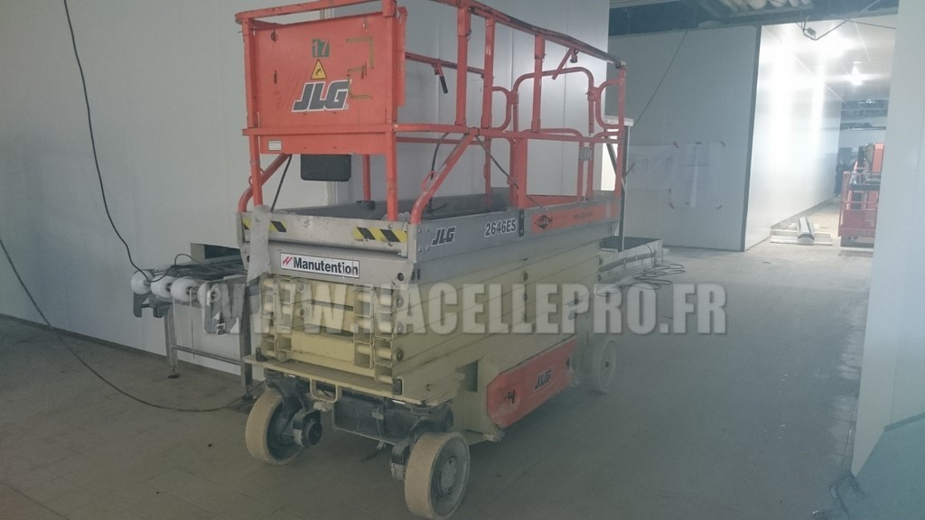 dépannage et réparation nacelle élévatrice JLG 2646ES, maintenance et entretien